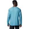 imageColumbia Mens PFG Terminal Tackle Long Sleeve ShirtCanyon BlueIcy Morn Logo
