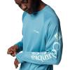 imageColumbia Mens PFG Terminal Tackle Long Sleeve ShirtCanyon BlueIcy Morn Logo