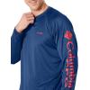 imageColumbia Mens PFG Terminal Tackle Long Sleeve ShirtCarbonRed Spark Logo