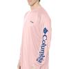 imageColumbia Mens PFG Terminal Tackle Long Sleeve ShirtCherry BlossomVivid Blue