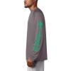 imageColumbia Mens PFG Terminal Tackle Long Sleeve ShirtCity GreyDark Lime Logo