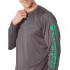 imageColumbia Mens PFG Terminal Tackle Long Sleeve ShirtCity GreyDark Lime Logo