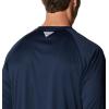 imageColumbia Mens PFG Terminal Tackle Long Sleeve ShirtCollegiate NavyWhite Logo