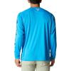 imageColumbia Mens PFG Terminal Tackle Long Sleeve ShirtCompass BlueCarbon Logo