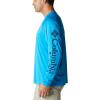 imageColumbia Mens PFG Terminal Tackle Long Sleeve ShirtCompass BlueCarbon Logo