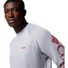 imageColumbia Mens PFG Terminal Tackle Long Sleeve ShirtCool GreyDusty Crimson Logo