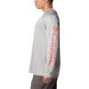 imageColumbia Mens PFG Terminal Tackle Long Sleeve ShirtCool GreySalmon Logo