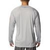imageColumbia Mens PFG Terminal Tackle Long Sleeve ShirtCool GreySalmon Logo
