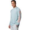 imageColumbia Mens PFG Terminal Tackle Long Sleeve ShirtCrushed BlueFaded Peach Logo