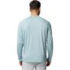 imageColumbia Mens PFG Terminal Tackle Long Sleeve ShirtCrushed BlueFaded Peach Logo