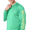 imageColumbia Mens PFG Terminal Tackle Long Sleeve ShirtDark LimeSunlit Logo