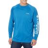 imageColumbia Mens PFG Terminal Tackle Long Sleeve ShirtDark PoolWhite Logo