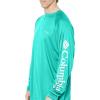 imageColumbia Mens PFG Terminal Tackle Long Sleeve ShirtElectric TurquoiseCool Grey Logo