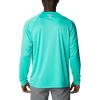 imageColumbia Mens PFG Terminal Tackle Long Sleeve ShirtElectric TurquoiseCool Grey Logo
