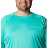 imageColumbia Mens PFG Terminal Tackle Long Sleeve ShirtElectric TurquoiseCool Grey Logo