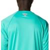 imageColumbia Mens PFG Terminal Tackle Long Sleeve ShirtElectric TurquoiseCool Grey Logo