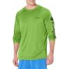 imageColumbia Mens PFG Terminal Tackle Long Sleeve ShirtGreen MambaBlack Logo