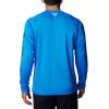 imageColumbia Mens PFG Terminal Tackle Long Sleeve ShirtHyper BlueBlack Logo