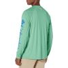 imageColumbia Mens PFG Terminal Tackle Long Sleeve ShirtKelpHarbor Blue Logo