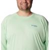 imageColumbia Mens PFG Terminal Tackle Long Sleeve ShirtKey WestVivid Blue Logo