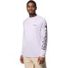 imageColumbia Mens PFG Terminal Tackle Long Sleeve ShirtLavender PearlBlack Logo