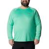 imageColumbia Mens PFG Terminal Tackle Long Sleeve ShirtLight JadeMetal Logo