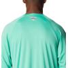imageColumbia Mens PFG Terminal Tackle Long Sleeve ShirtLight JadeMetal Logo