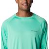 imageColumbia Mens PFG Terminal Tackle Long Sleeve ShirtLight JadeMetal Logo