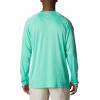 imageColumbia Mens PFG Terminal Tackle Long Sleeve ShirtLight JadeMetal Logo