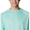 imageColumbia Mens PFG Terminal Tackle Long Sleeve ShirtMint CayBright Nectar Logo