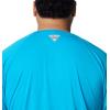 imageColumbia Mens PFG Terminal Tackle Long Sleeve ShirtOcean BlueWhite Logo