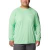 imageColumbia Mens PFG Terminal Tackle Long Sleeve ShirtOcean MintWhite Logo