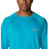 imageColumbia Mens PFG Terminal Tackle Long Sleeve ShirtOcean TealCorange Logo