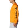 imageColumbia Mens PFG Terminal Tackle Long Sleeve ShirtOrange BlastBlack Logo