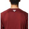 imageColumbia Mens PFG Terminal Tackle Long Sleeve ShirtRed JasperCool Grey Logo