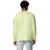 imageColumbia Mens PFG Terminal Tackle Long Sleeve ShirtSpring YellowMidnight Teal Logo