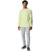 imageColumbia Mens PFG Terminal Tackle Long Sleeve ShirtSpring YellowMidnight Teal Logo