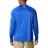 imageColumbia Mens PFG Terminal Tackle Long Sleeve ShirtTanzaniteWhite Logo