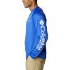 imageColumbia Mens PFG Terminal Tackle Long Sleeve ShirtTanzaniteWhite Logo