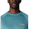 imageColumbia Mens PFG Terminal Tackle Long Sleeve ShirtTranquil TealOrange Reef Logo