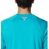 imageColumbia Mens PFG Terminal Tackle Long Sleeve ShirtTurquoiseCool Grey Logo