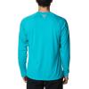 imageColumbia Mens PFG Terminal Tackle Long Sleeve ShirtTurquoiseCool Grey Logo