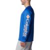 imageColumbia Mens PFG Terminal Tackle Long Sleeve ShirtVivid BlueBright Nectar Logo