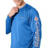 imageColumbia Mens PFG Terminal Tackle Long Sleeve ShirtVivid BlueBright Nectar Logo