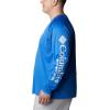 imageColumbia Mens PFG Terminal Tackle Long Sleeve ShirtVivid BlueCool Grey Logo
