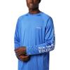 imageColumbia Mens PFG Terminal Tackle Long Sleeve ShirtVivid BlueCool Grey Logo