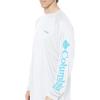 imageColumbia Mens PFG Terminal Tackle Long Sleeve ShirtWhiteAtoll Logo