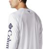 imageColumbia Mens PFG Terminal Tackle Long Sleeve ShirtWhiteNightshade Logo