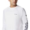 imageColumbia Mens PFG Terminal Tackle Long Sleeve ShirtWhiteNightshade Logo