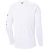 imageColumbia Mens PFG Terminal Tackle Long Sleeve ShirtWhiteRed Jasper Logo